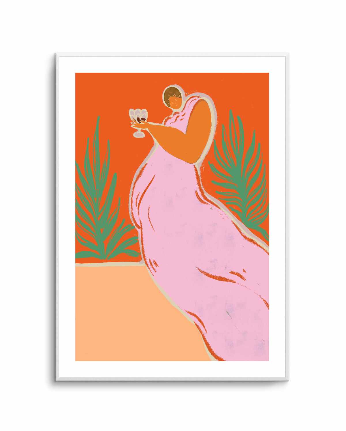 Wine Time by Arty Guava | Art Print from Olive et Oriel where you can shop wallpaper and artworks online