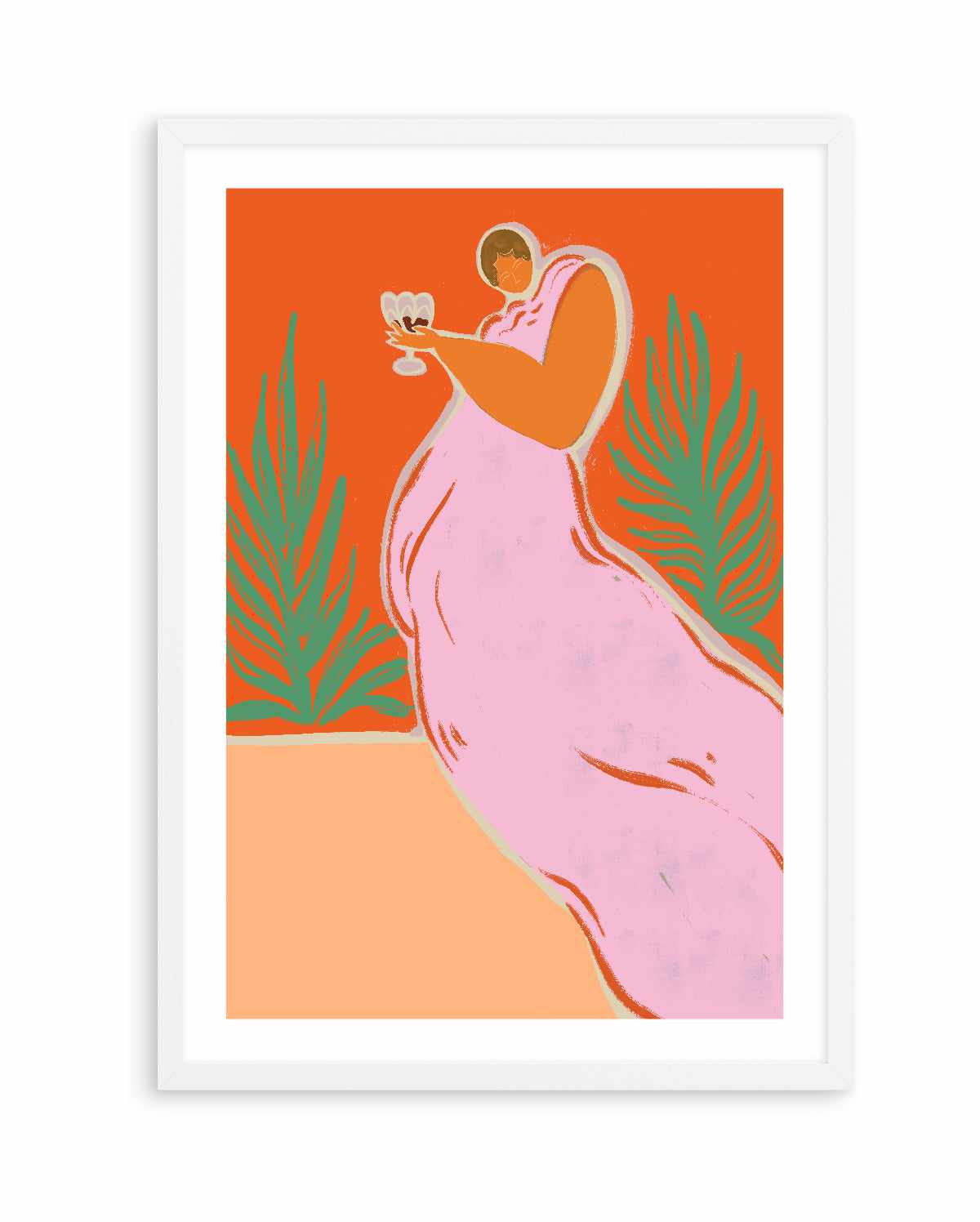 Wine Time by Arty Guava | Art Print from Olive et Oriel where you can shop wallpaper and artworks online