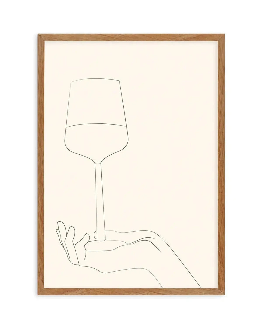 Wine Line Art III Art Print-PRINT-Olive et Oriel-Olive et Oriel-Buy-Australian-Art-Prints-Online-with-Olive-et-Oriel-Your-Artwork-Specialists-Austrailia-Decorate-With-Coastal-Photo-Wall-Art-Prints-From-Our-Beach-House-Artwork-Collection-Fine-Poster-and-Framed-Artwork