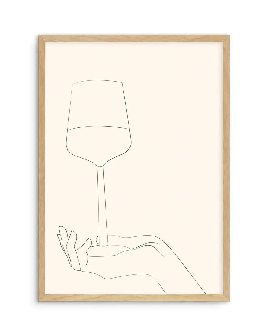 Wine Line Art III Art Print-PRINT-Olive et Oriel-Olive et Oriel-Buy-Australian-Art-Prints-Online-with-Olive-et-Oriel-Your-Artwork-Specialists-Austrailia-Decorate-With-Coastal-Photo-Wall-Art-Prints-From-Our-Beach-House-Artwork-Collection-Fine-Poster-and-Framed-Artwork