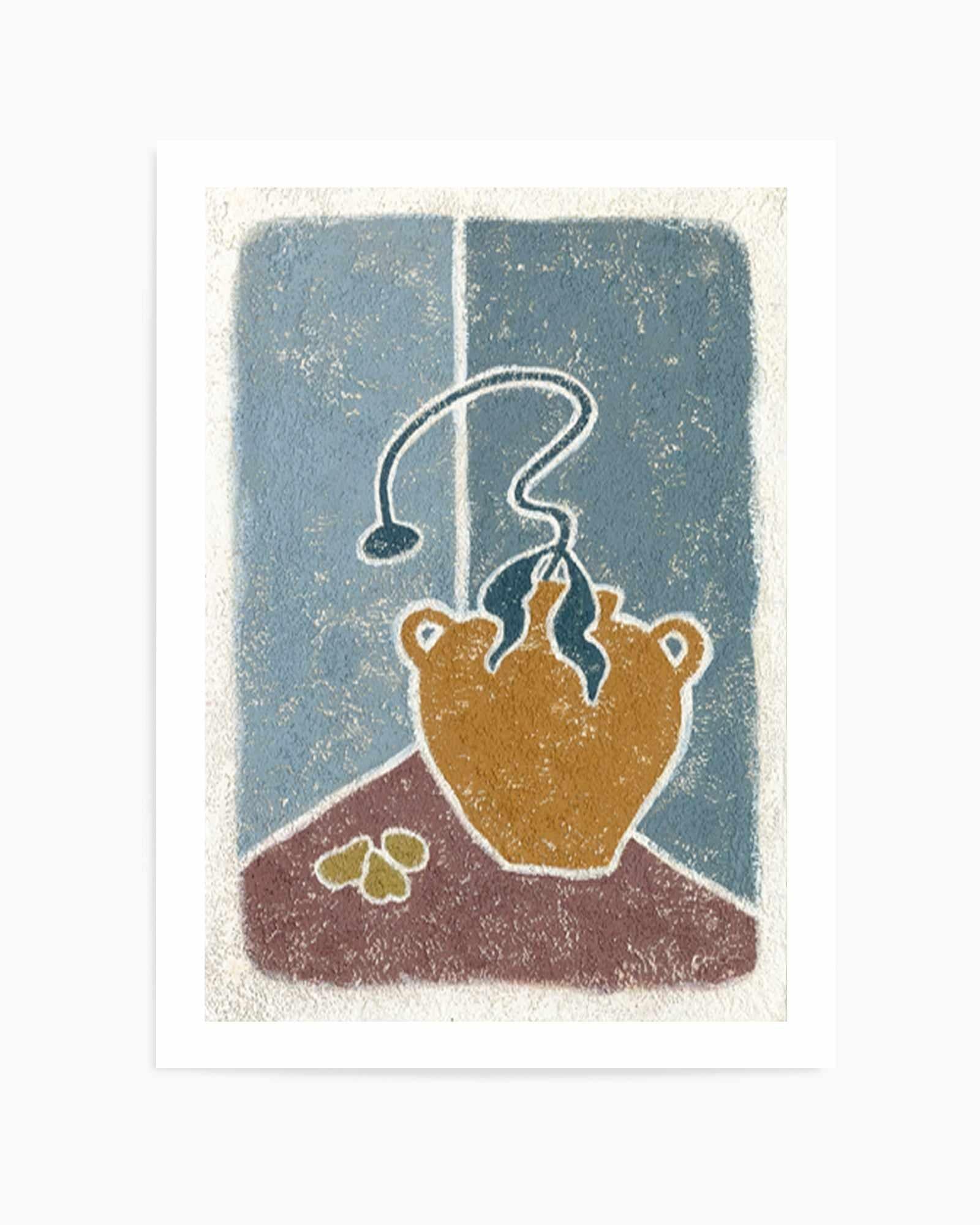 Winter in a Vase by Julie Celina | Art Print from Olive et Oriel where you can shop wallpaper and artworks online