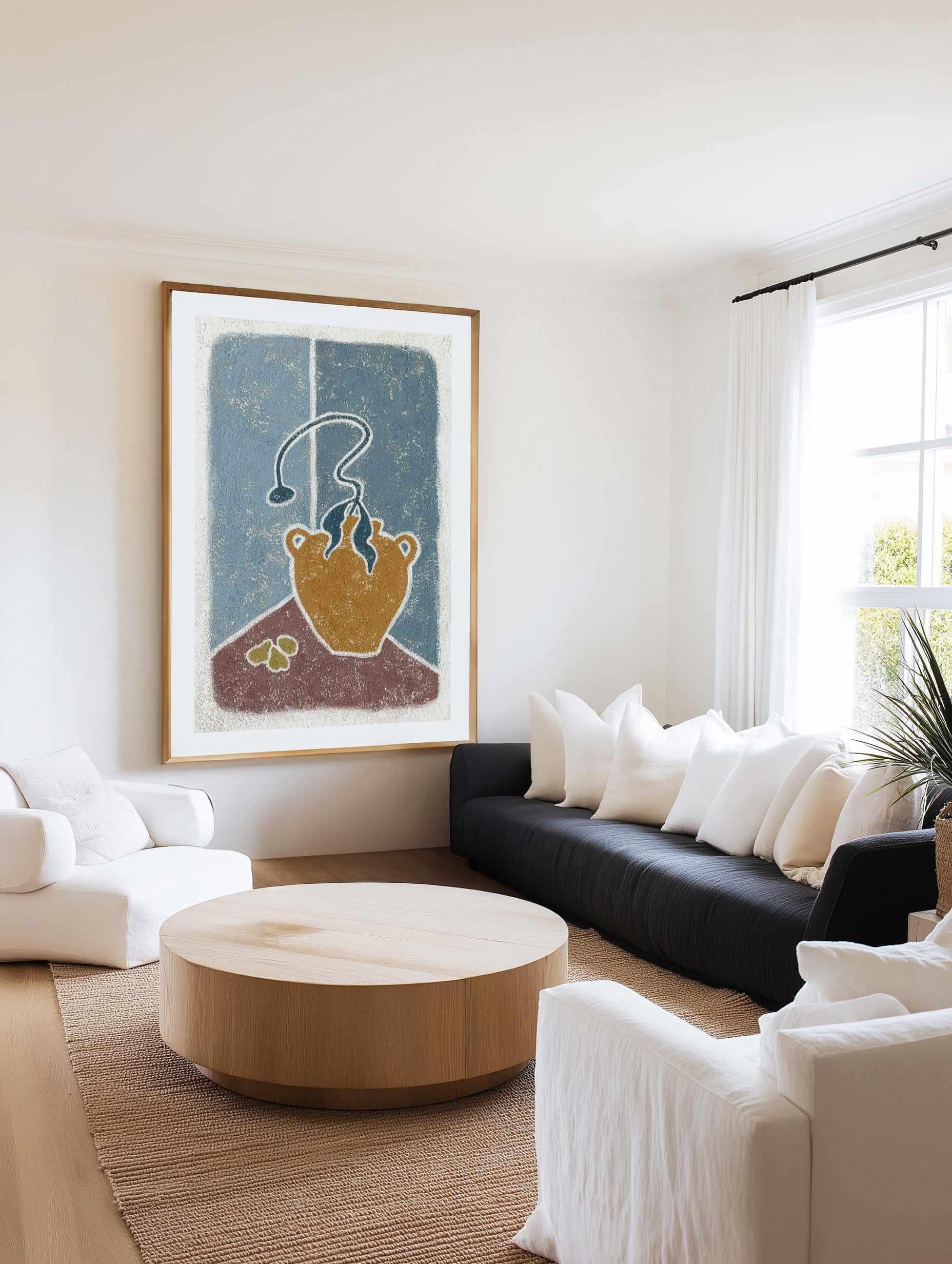 Winter in a Vase by Julie Celina | Art Print from Olive et Oriel where you can shop wallpaper and artworks online