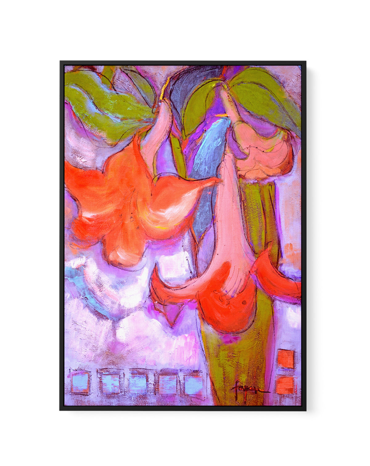 Winter Blossom by Dorothy Fagan | Framed Canvas Art Print