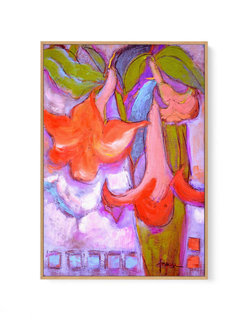 Winter Blossom by Dorothy Fagan | Framed Canvas Wall Art