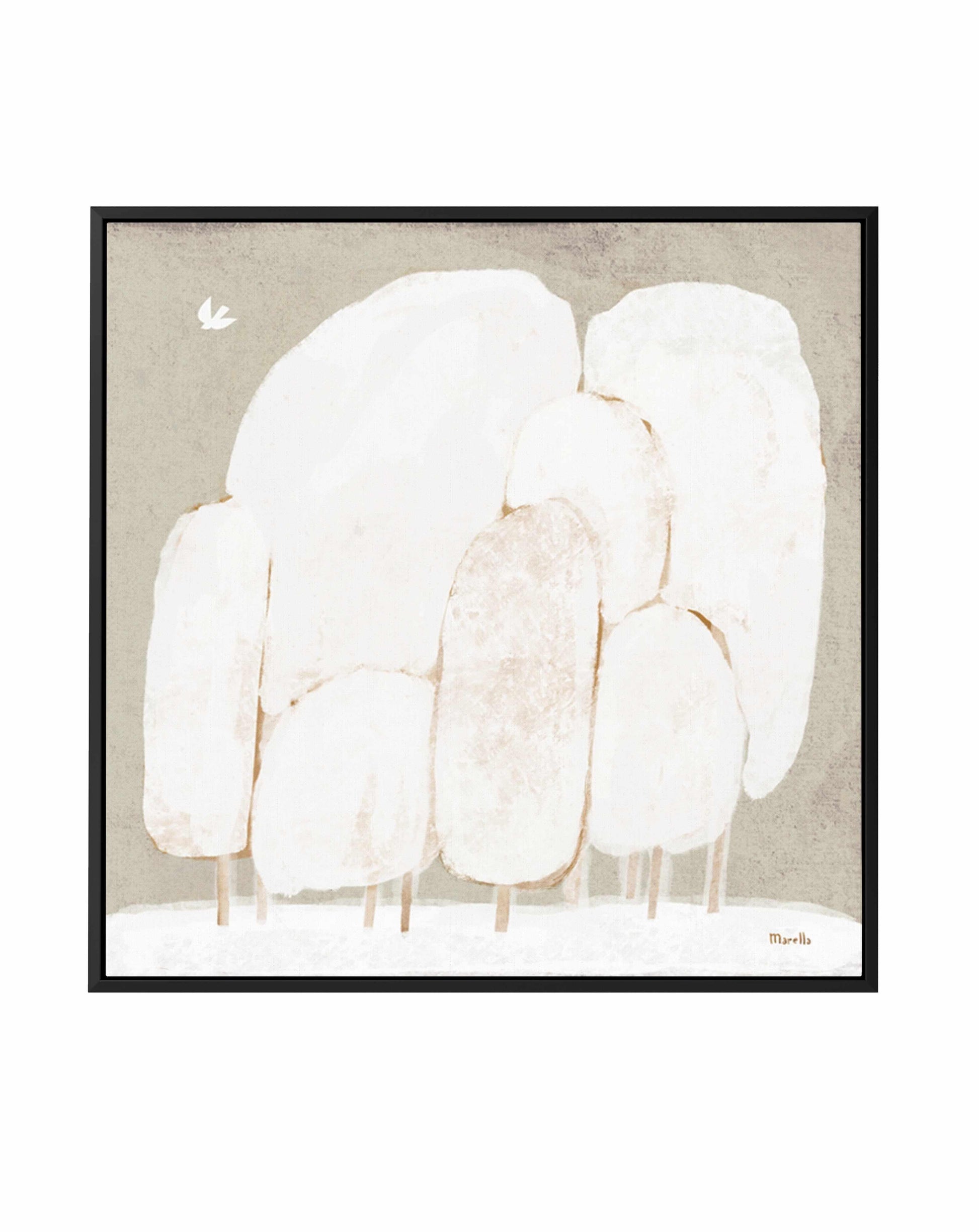 Winter Forest by Marco Marella | Framed Canvas Art Print from Olive et Oriel where you can shop wallpaper and artworks online