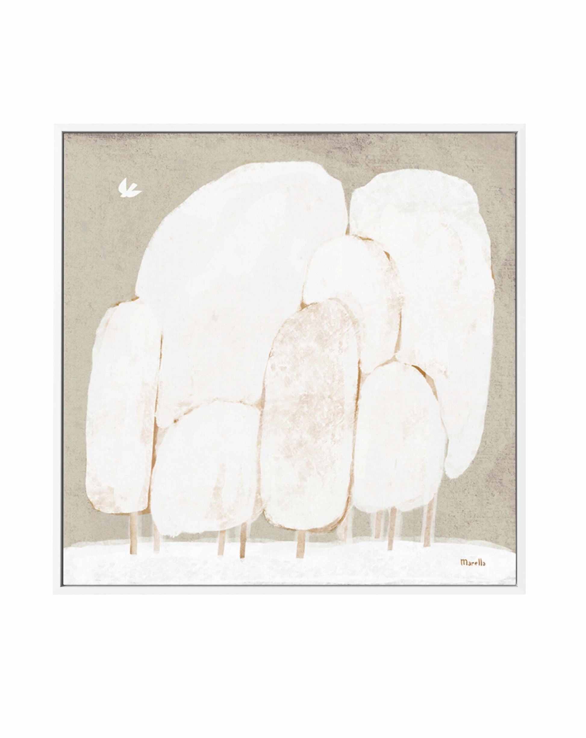 Winter Forest by Marco Marella | Framed Canvas Art Print from Olive et Oriel where you can shop wallpaper and artworks online