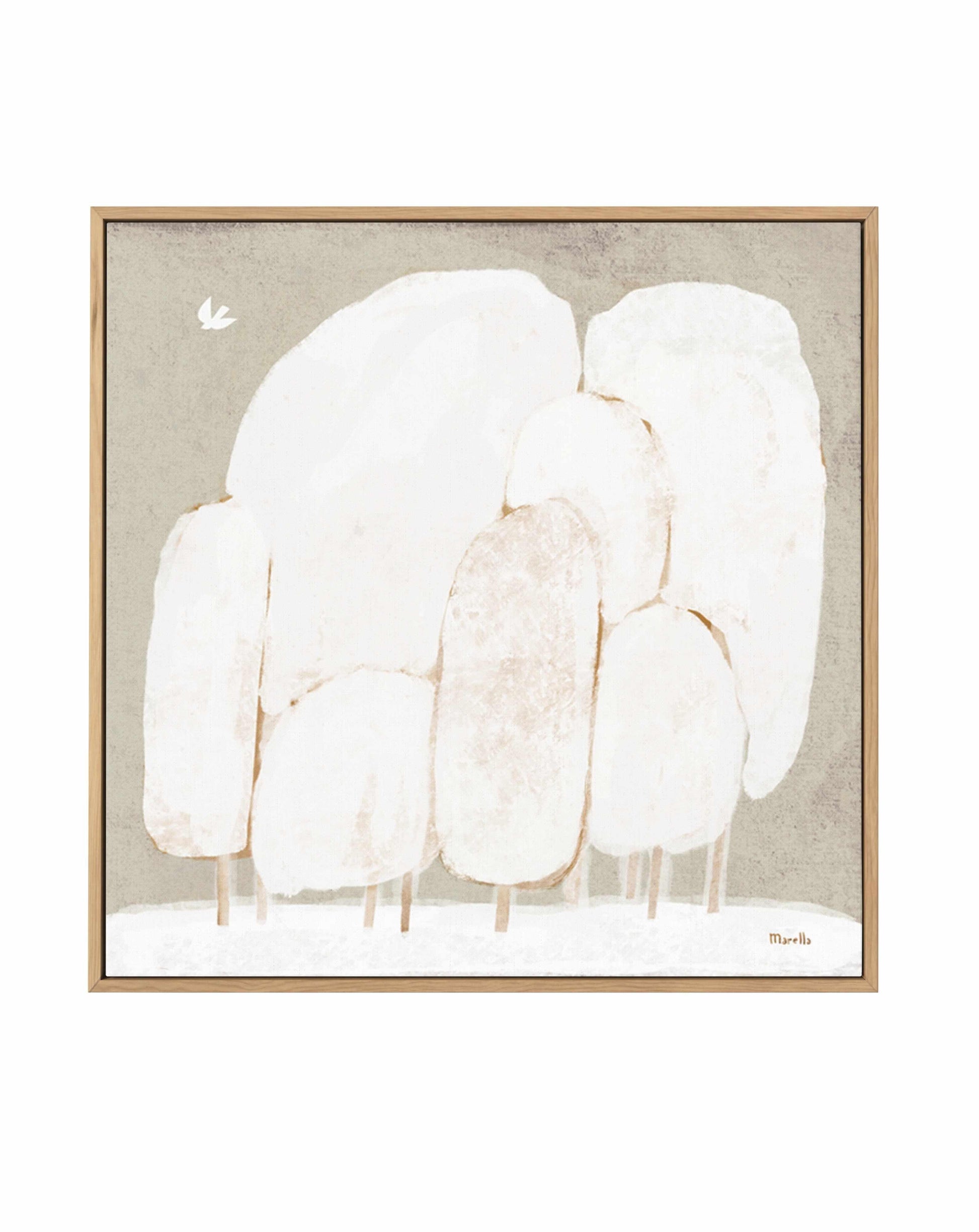 Winter Forest by Marco Marella | Framed Canvas Art Print from Olive et Oriel where you can shop wallpaper and artworks online