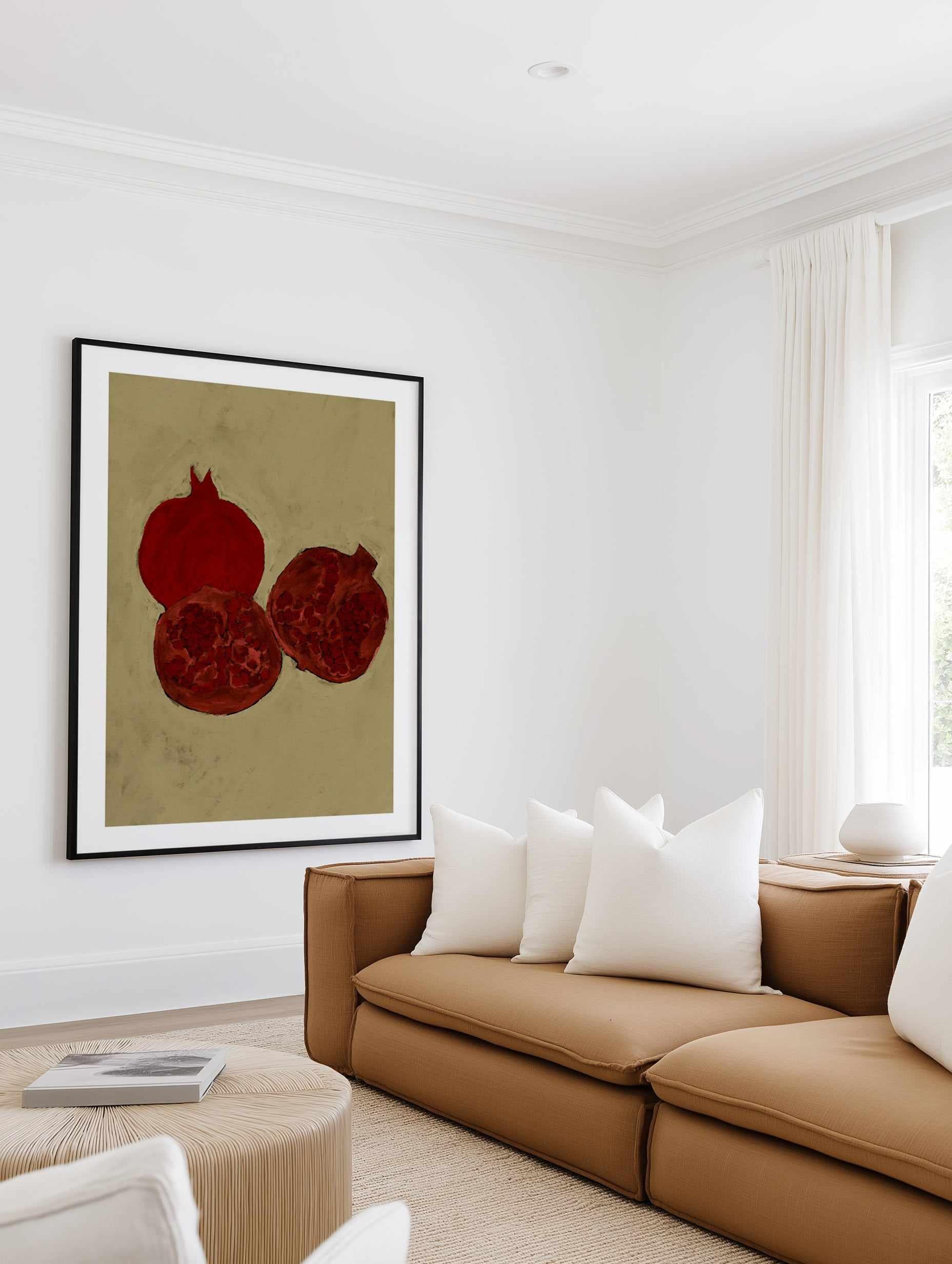 Winter Fruit by Shatha Al Dafai | Art Print from Olive et Oriel where you can shop wallpaper and artworks online