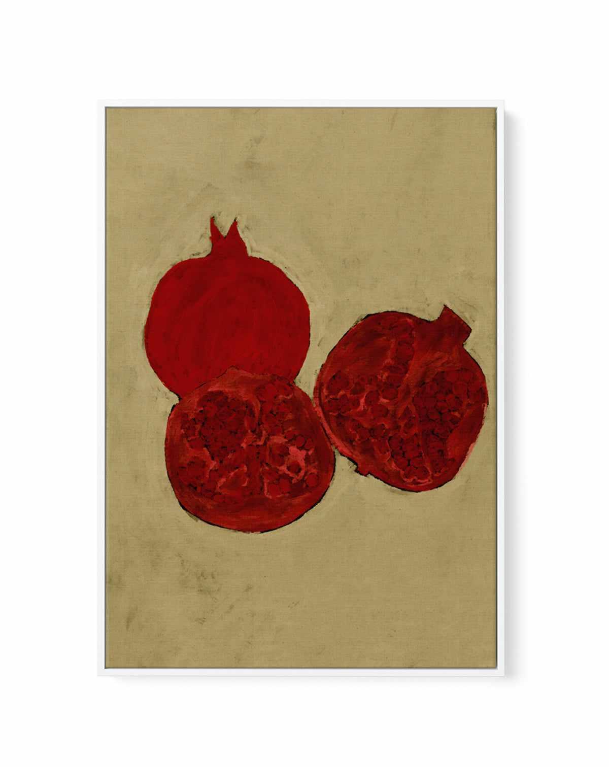 Winter Fruit by Shatha Al Dafai | Framed Canvas Art Print from Olive et Oriel where you can shop wallpaper and artworks online