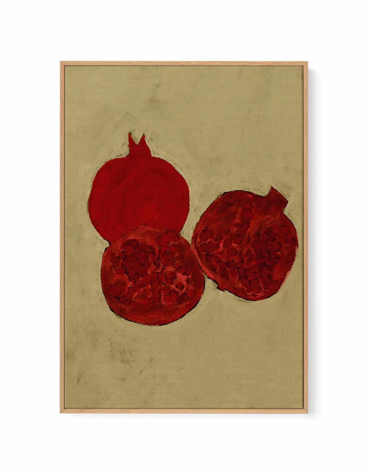 Winter Fruit by Shatha Al Dafai | Framed Canvas Art Print from Olive et Oriel where you can shop wallpaper and artworks online