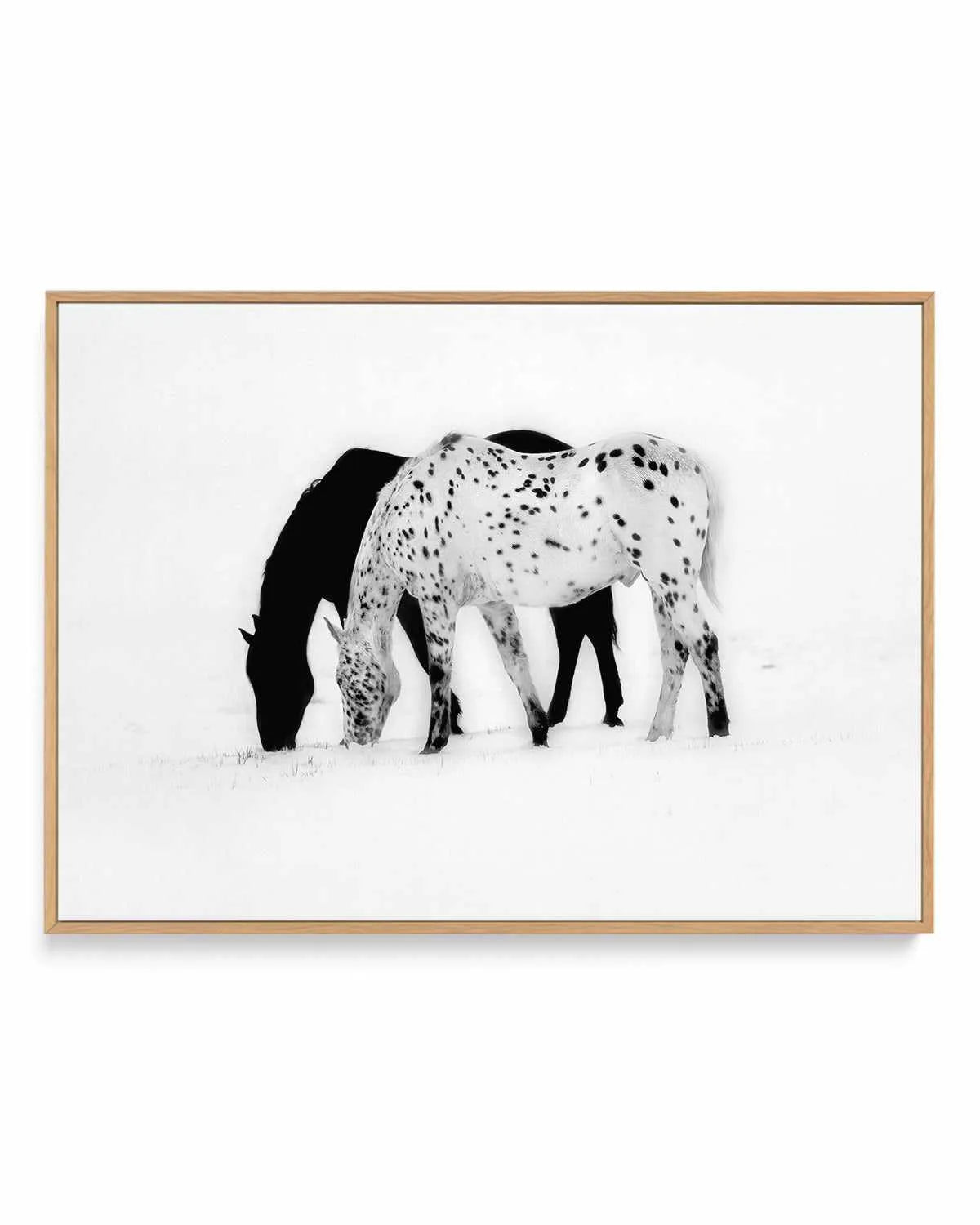 Winter Shadow | Framed Canvas Art Print from Olive et Oriel where you can shop wallpaper and artworks online