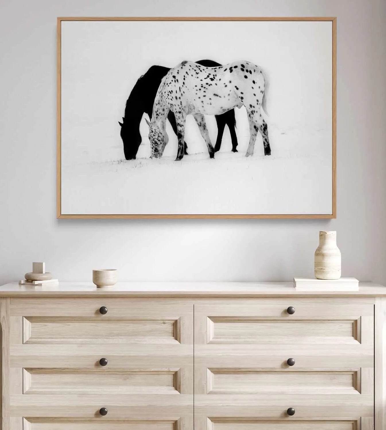 Winter Shadow | Framed Canvas Art Print from Olive et Oriel where you can shop wallpaper and artworks online