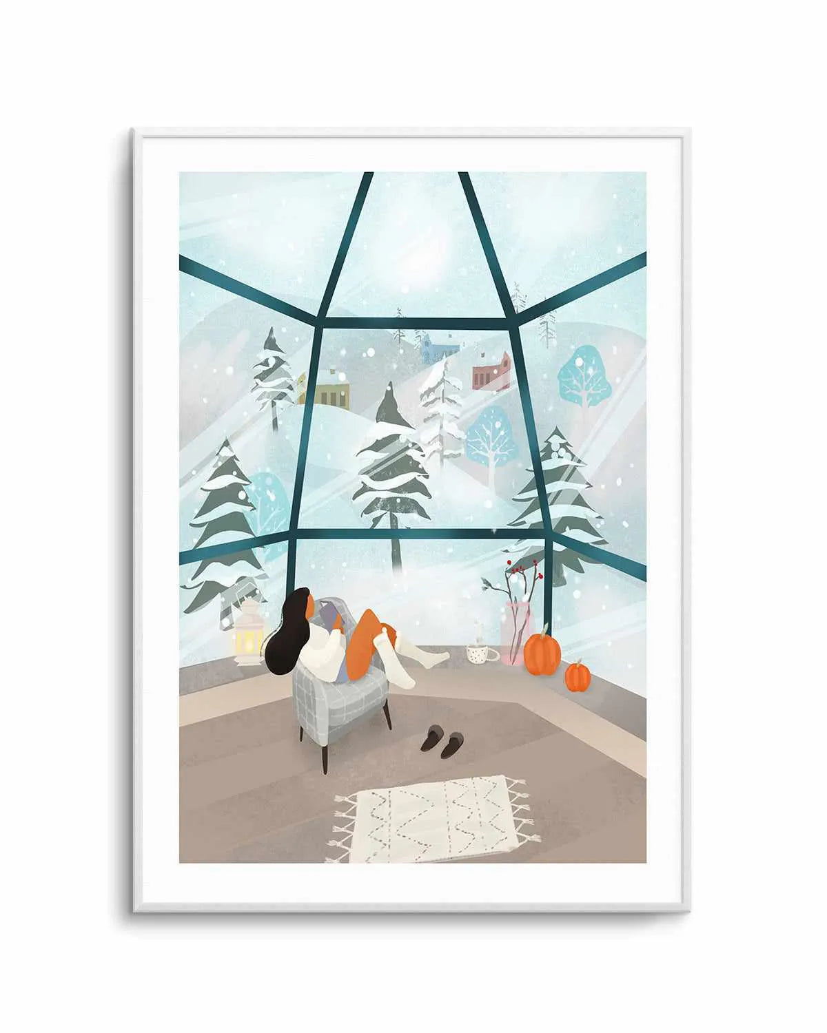 Winter Wonderland by Petra Lizde Art Print from Olive et Oriel where you can shop wallpaper and artworks online