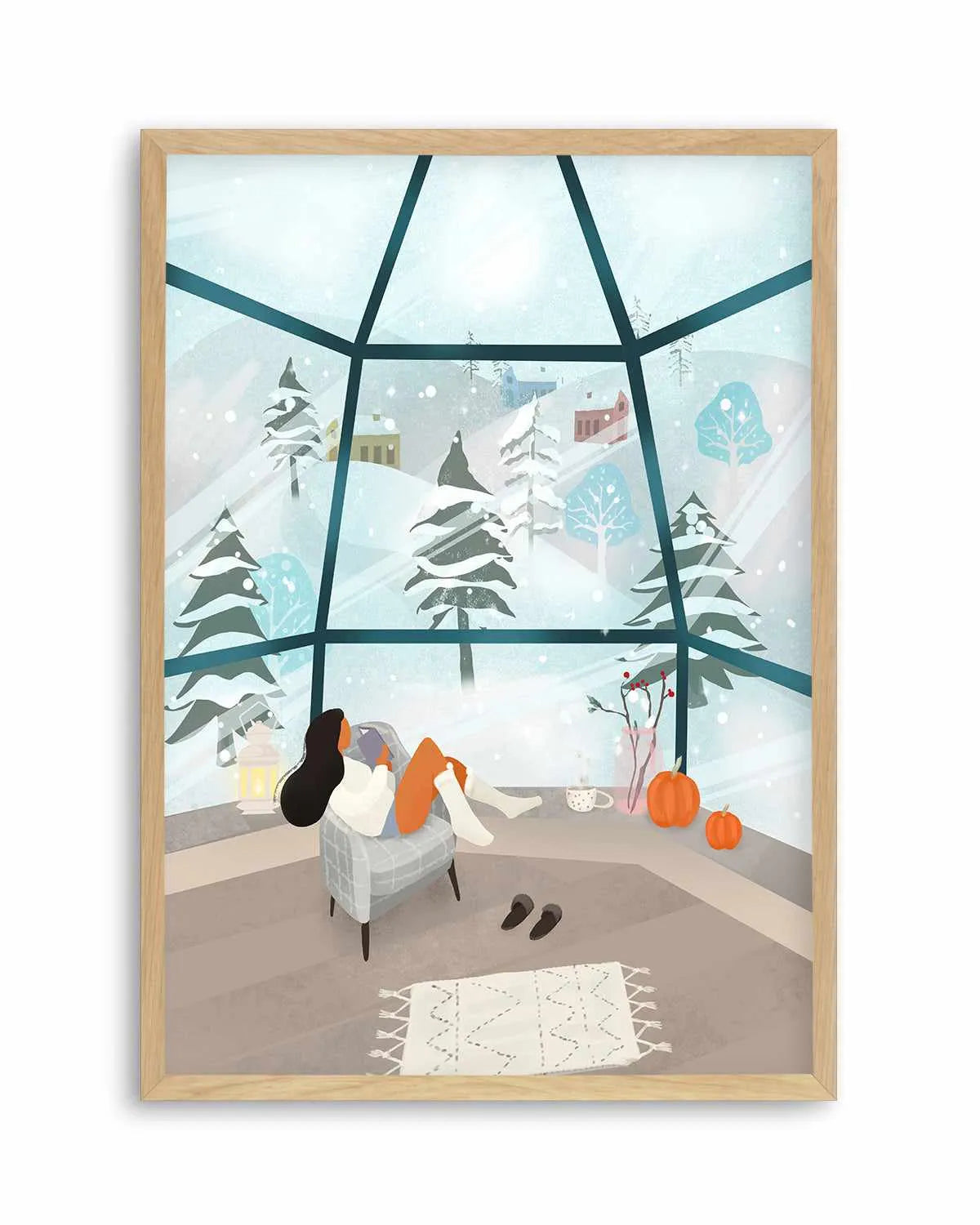 Winter Wonderland by Petra Lizde Art Print from Olive et Oriel where you can shop wallpaper and artworks online