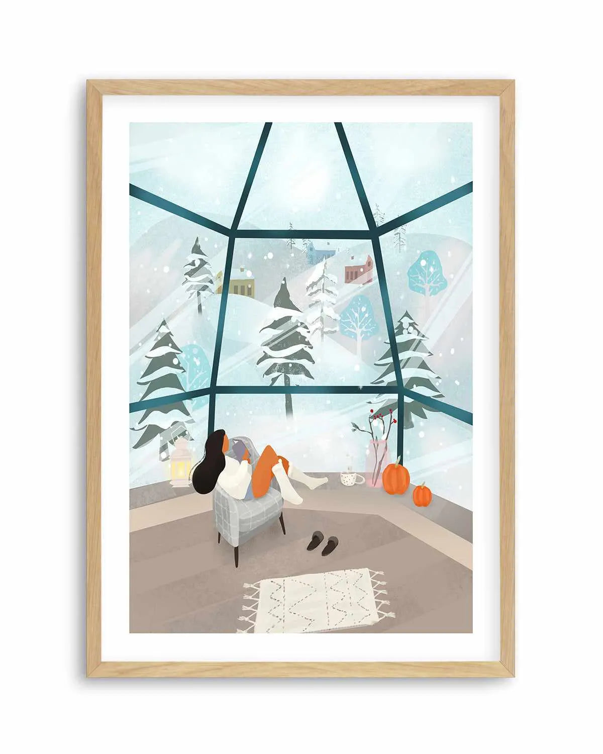 Winter Wonderland by Petra Lizde Art Print from Olive et Oriel where you can shop wallpaper and artworks online