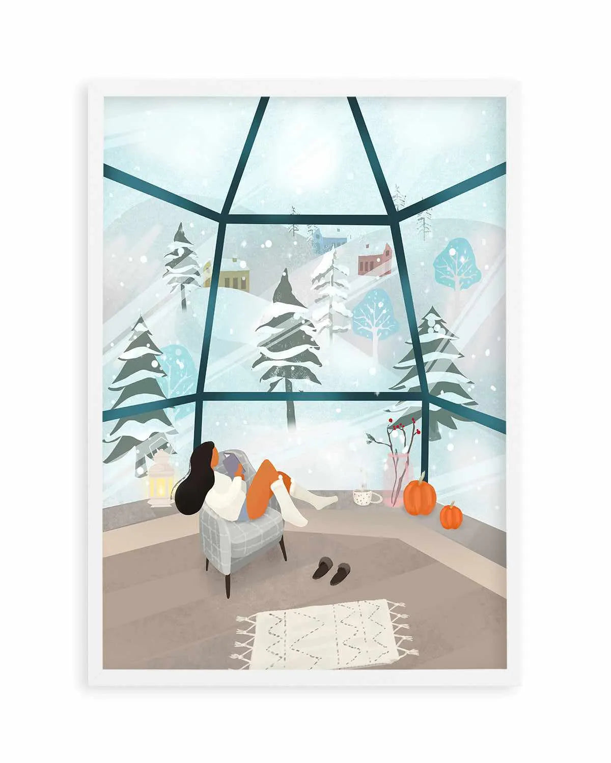 Winter Wonderland by Petra Lizde Art Print from Olive et Oriel where you can shop wallpaper and artworks online