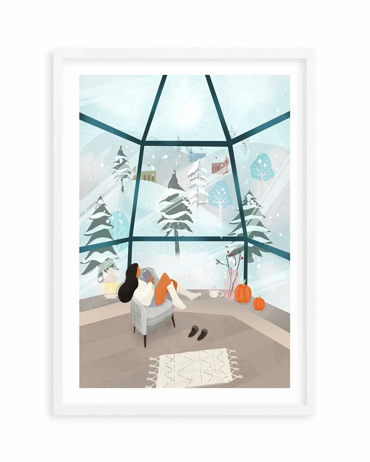 Winter Wonderland by Petra Lizde Art Print from Olive et Oriel where you can shop wallpaper and artworks online
