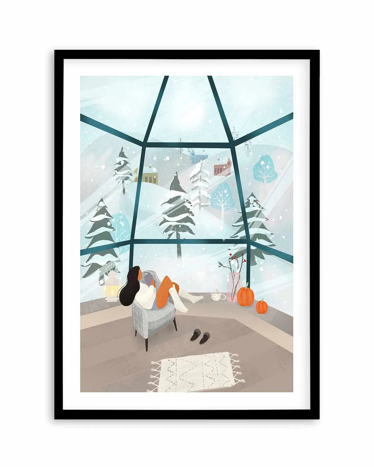 Winter Wonderland by Petra Lizde Art Print from Olive et Oriel where you can shop wallpaper and artworks online