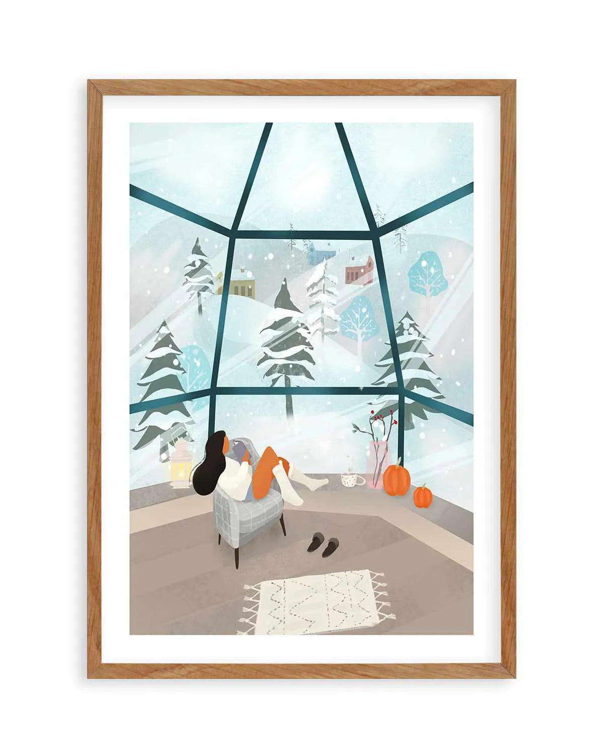 Winter Wonderland by Petra Lizde Art Print from Olive et Oriel where you can shop wallpaper and artworks online