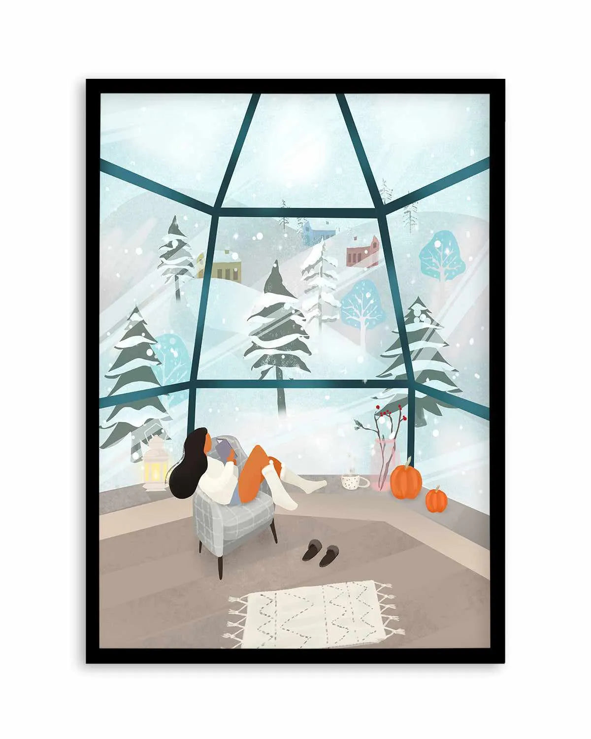 Winter Wonderland by Petra Lizde Art Print from Olive et Oriel where you can shop wallpaper and artworks online