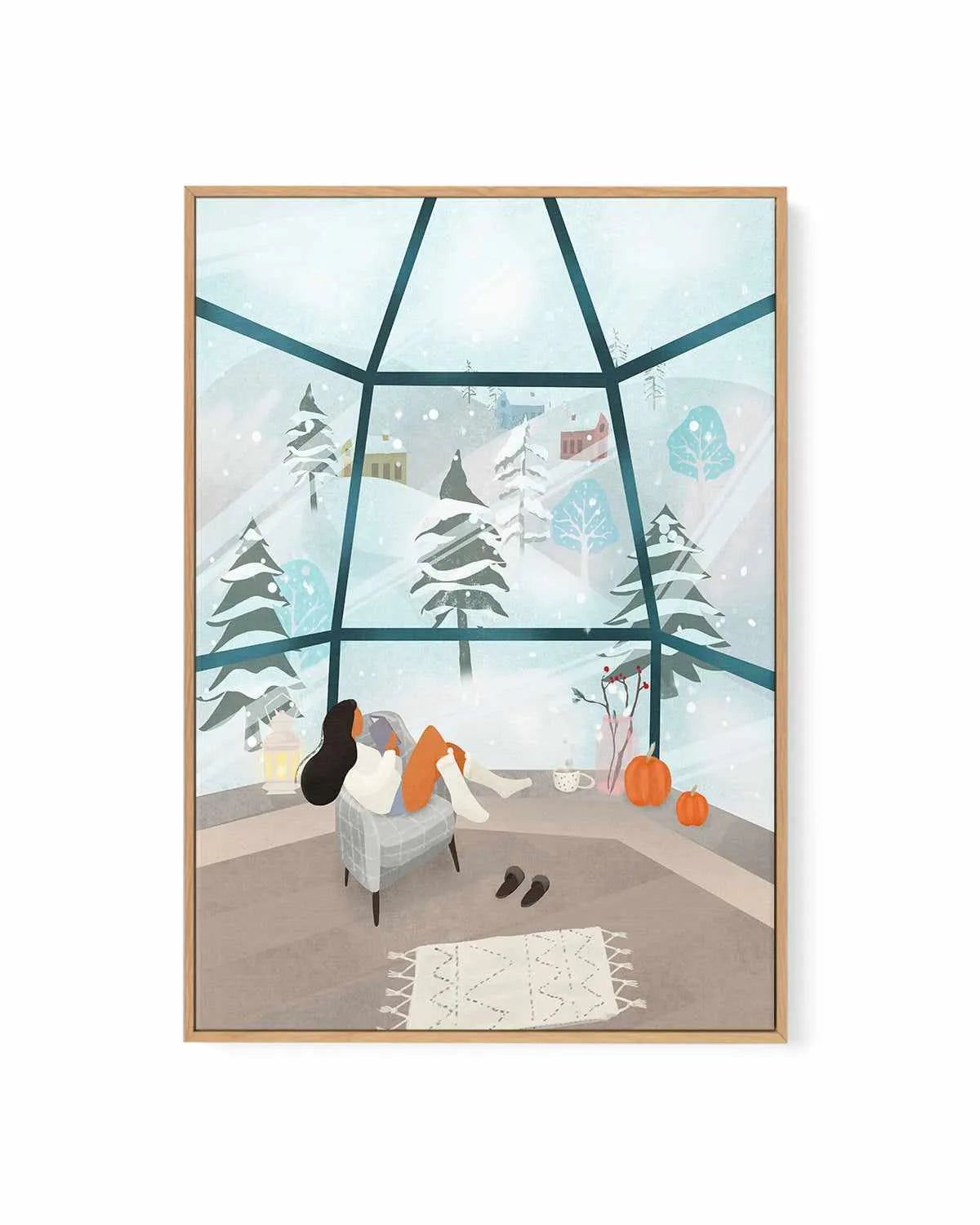 Winter Wonderland by Petra Lizde | Framed Canvas Art Print from Olive et Oriel where you can shop wallpaper and artworks online