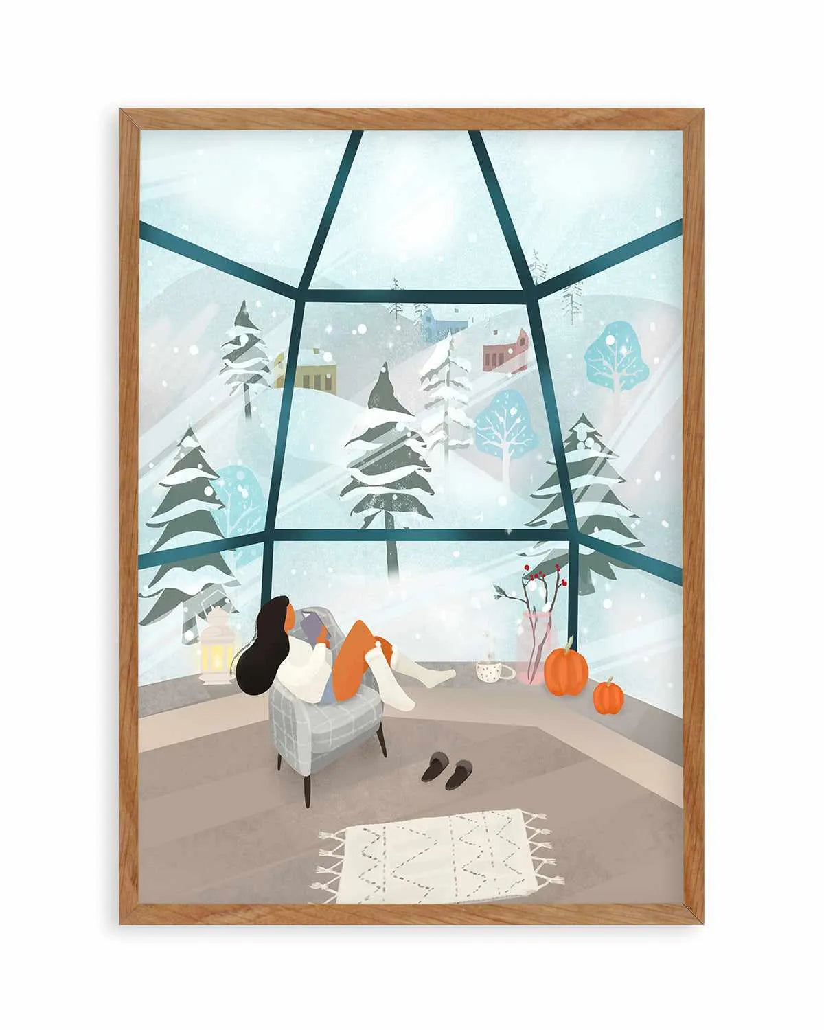 Winter Wonderland by Petra Lizde Art Print from Olive et Oriel where you can shop wallpaper and artworks online