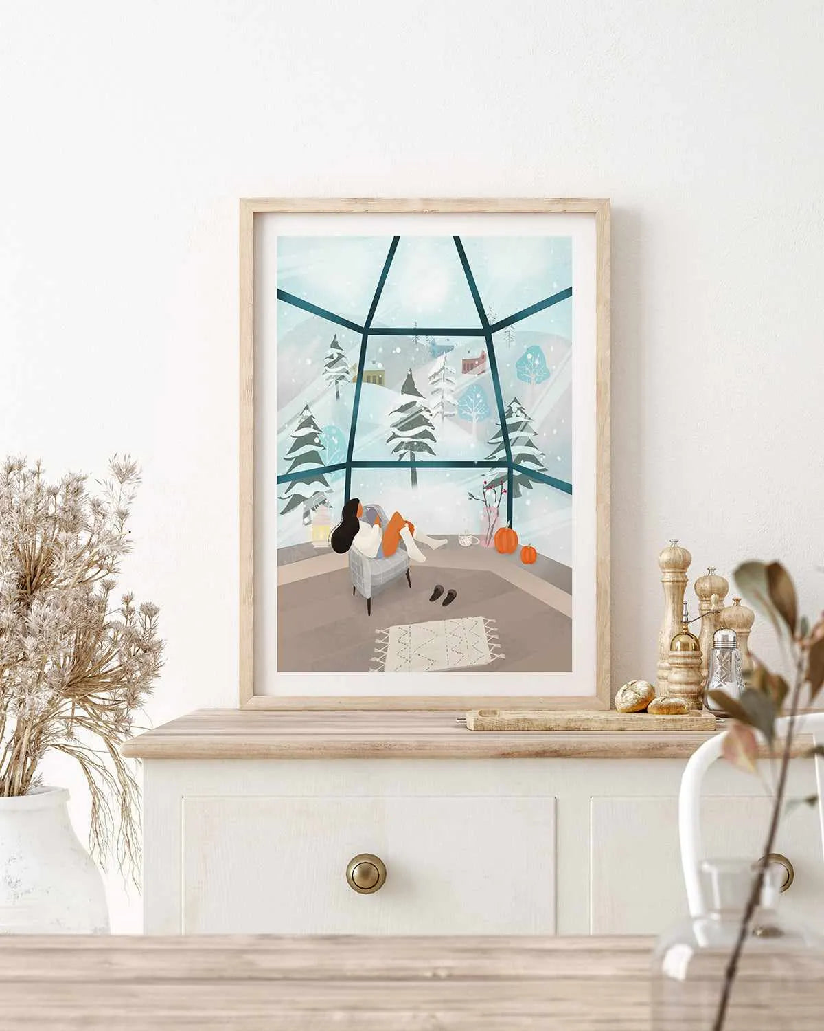 Winter Wonderland by Petra Lizde Art Print from Olive et Oriel where you can shop wallpaper and artworks online