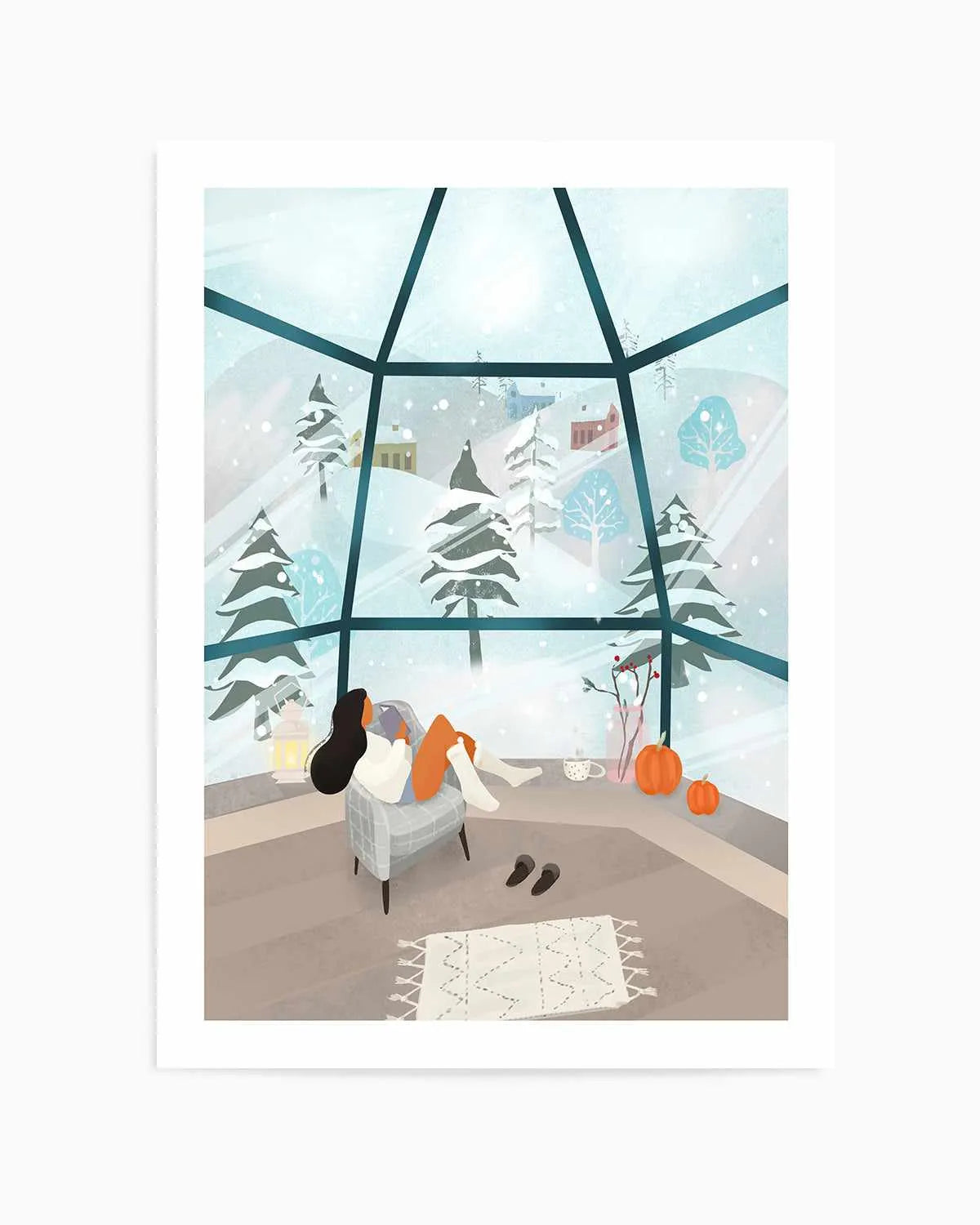 Winter Wonderland by Petra Lizde Art Print from Olive et Oriel where you can shop wallpaper and artworks online