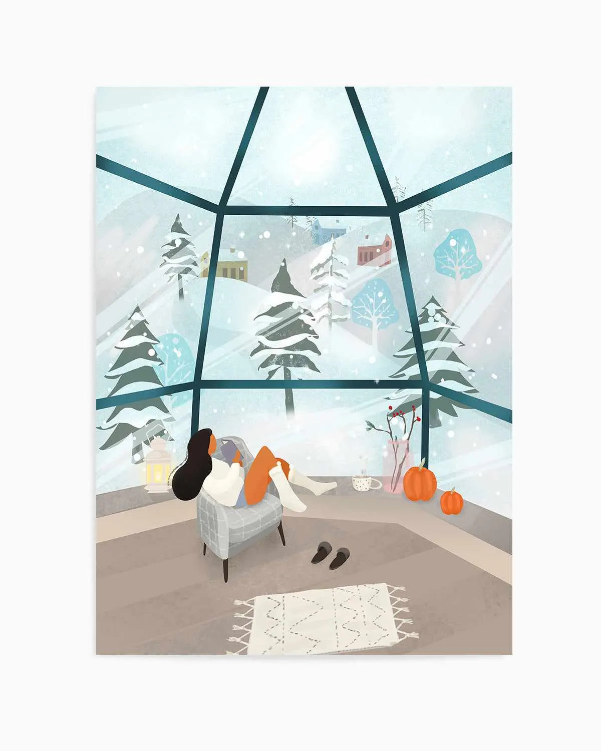 Winter Wonderland by Petra Lizde Art Print from Olive et Oriel where you can shop wallpaper and artworks online