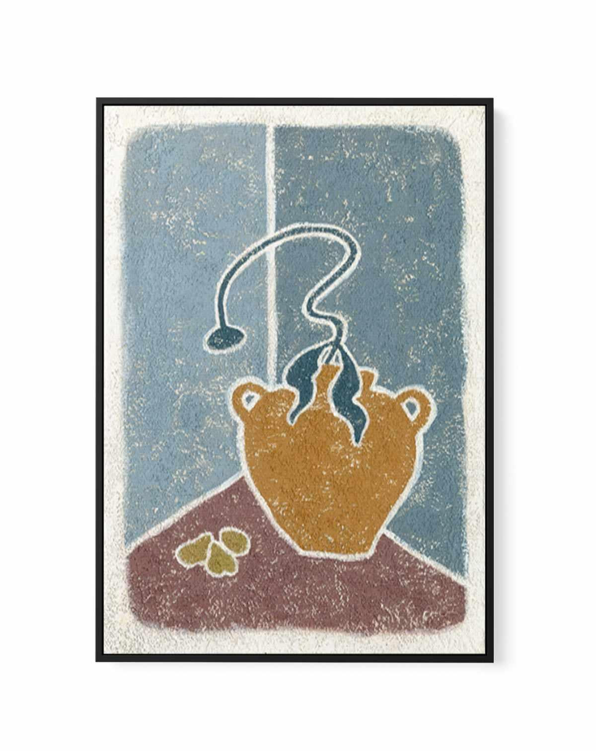 Winter in a Vase by Julie Celina | Framed Canvas Art Print from Olive et Oriel where you can shop wallpaper and artworks online