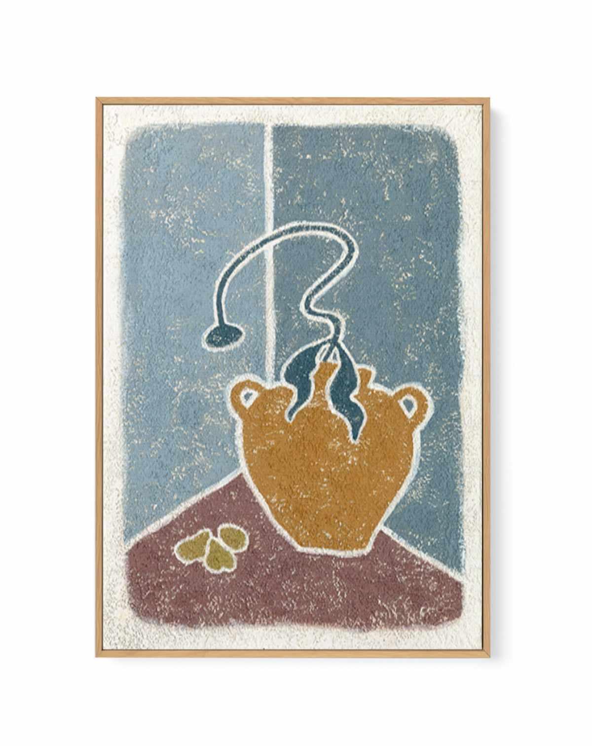 Winter in a Vase by Julie Celina | Framed Canvas Art Print from Olive et Oriel where you can shop wallpaper and artworks online