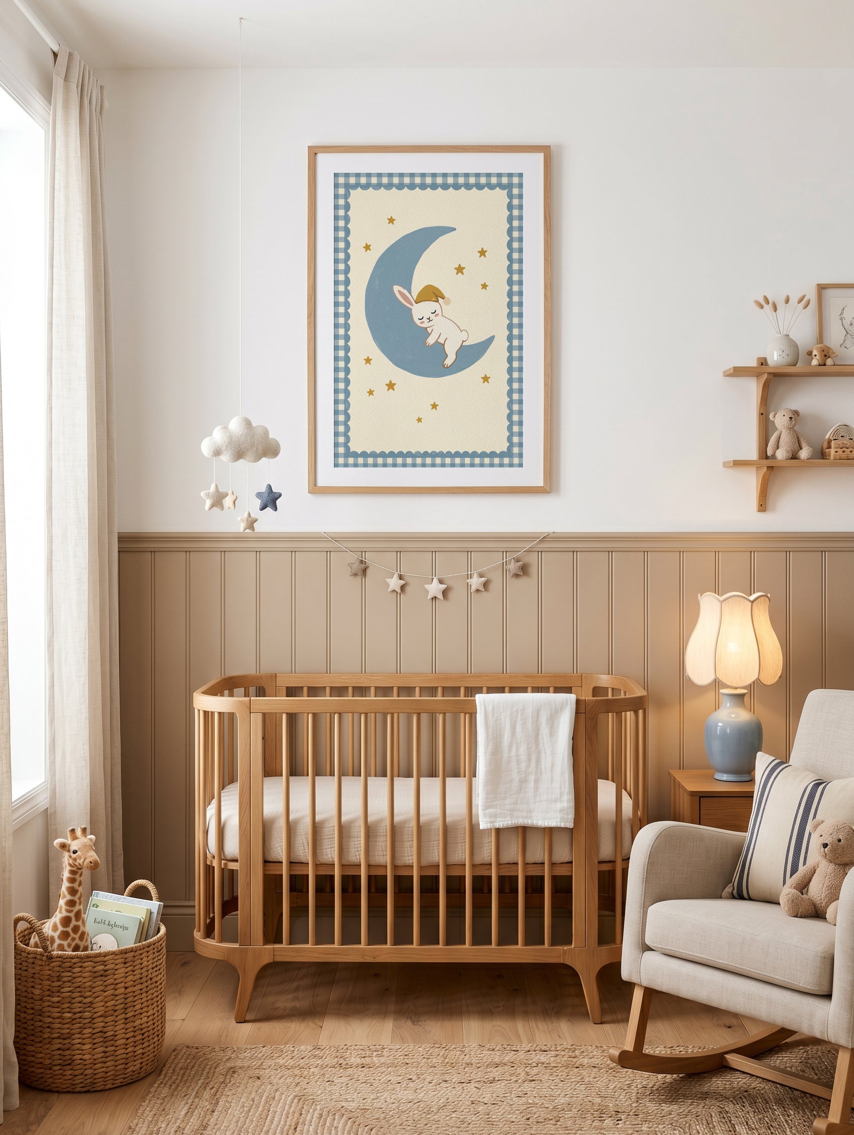 Wish Upon a Star Bunny | Art Print