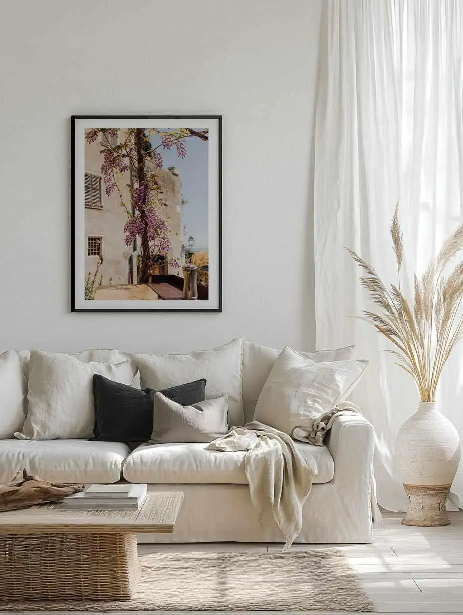 Wisteria Provence I by Jovani Demetrie Art Print from Olive et Oriel where you can shop wallpaper and artworks online