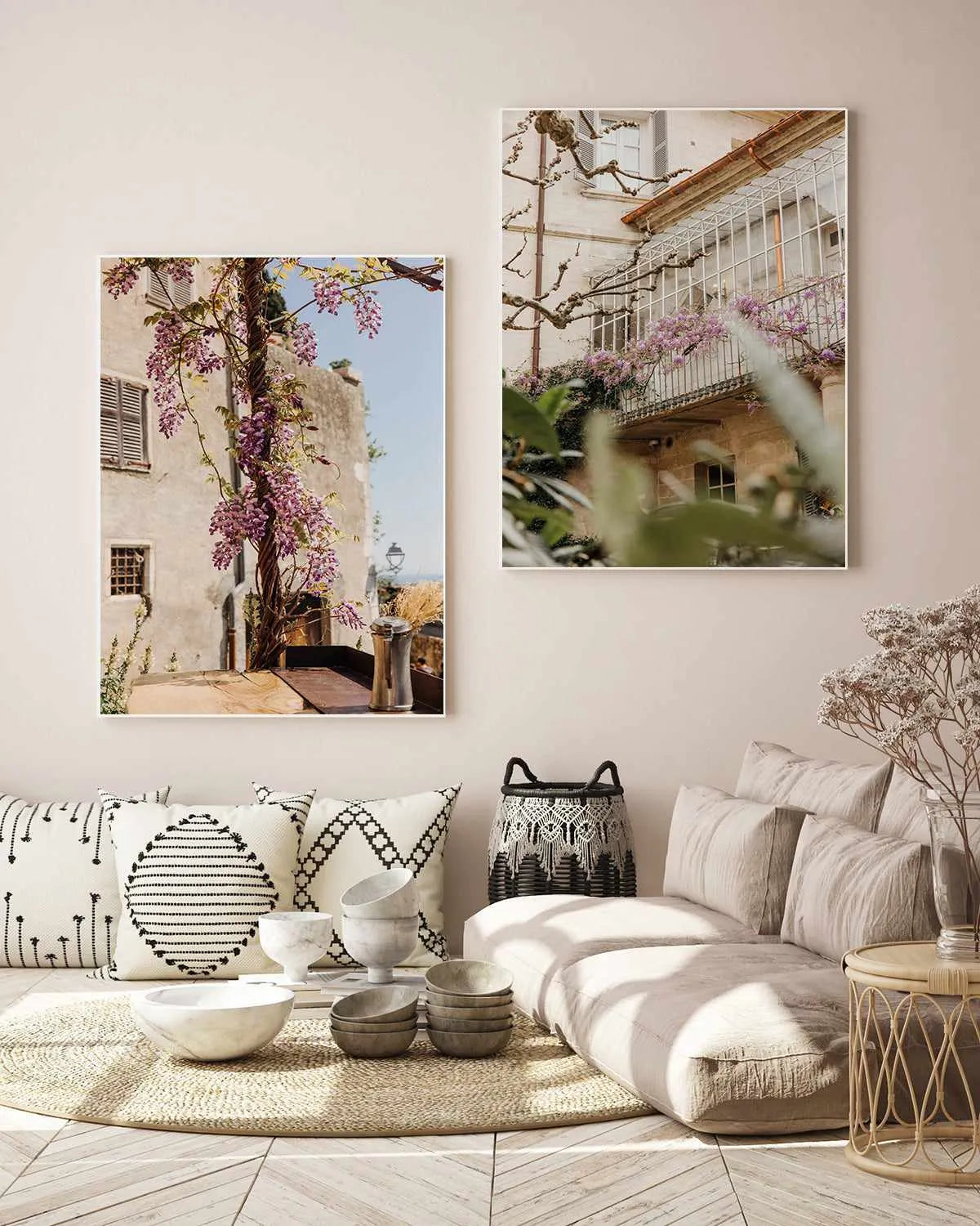 Wisteria Provence II by Jovani Demetrie | Framed Canvas Art Print from Olive et Oriel where you can shop wallpaper and artworks online