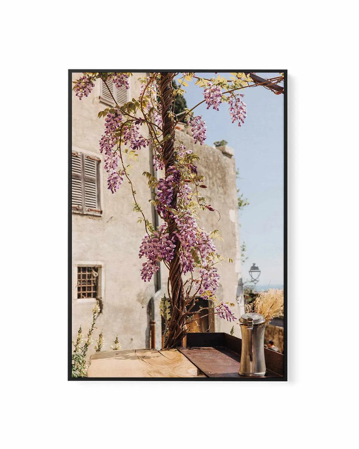 Wisteria Provence I by Jovani Demetrie | Framed Canvas Art Print from Olive et Oriel where you can shop wallpaper and artworks online