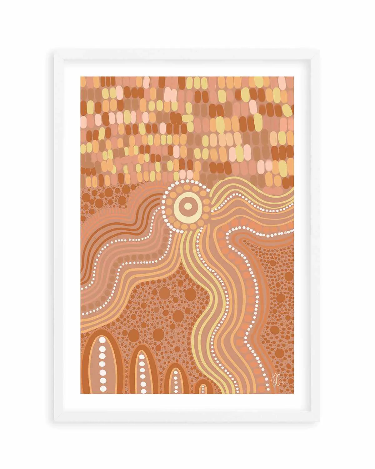 Within My Mind by Kiz Costelloe Art Print from Olive et Oriel where you can shop wallpaper and artworks online