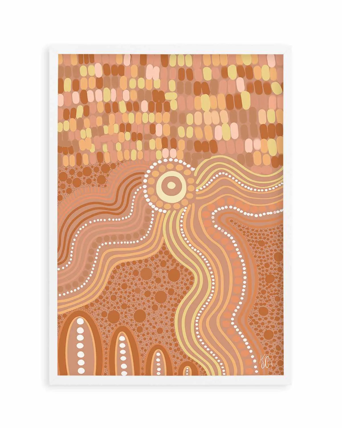 Within My Mind by Kiz Costelloe Art Print from Olive et Oriel where you can shop wallpaper and artworks online