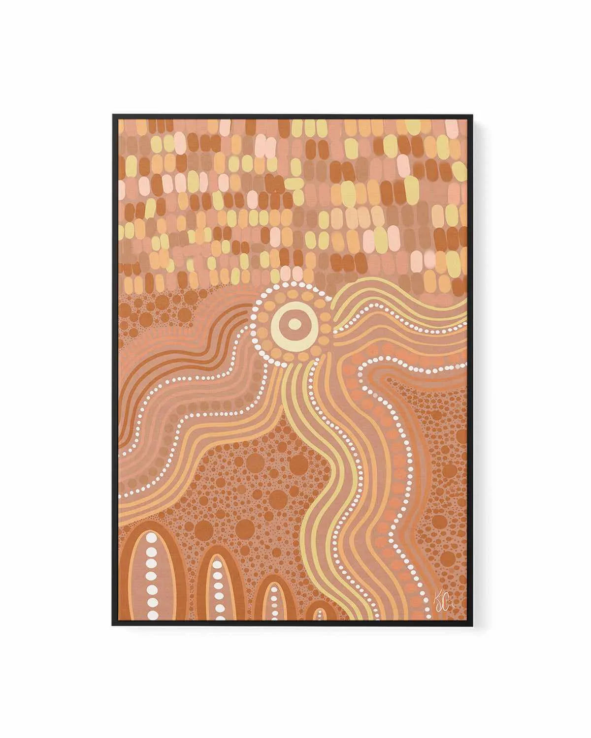 Within My Mind by Kiz Costelloe | Framed Canvas Art Print from Olive et Oriel where you can shop wallpaper and artworks online