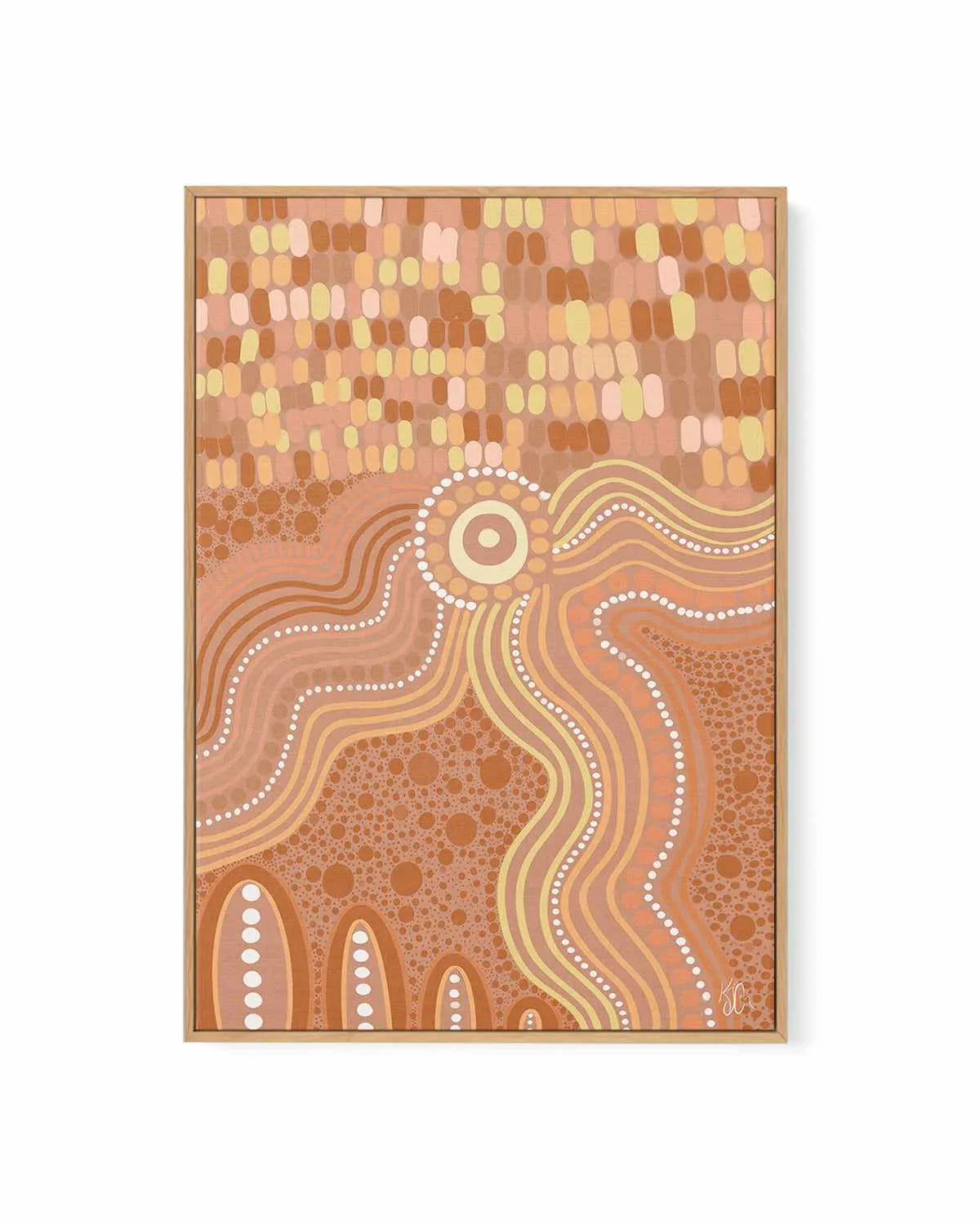 Within My Mind by Kiz Costelloe | Framed Canvas Art Print from Olive et Oriel where you can shop wallpaper and artworks online