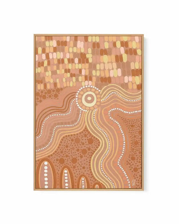 Within My Mind by Kiz Costelloe | Framed Canvas Art Print from Olive et Oriel where you can shop wallpaper and artworks online
