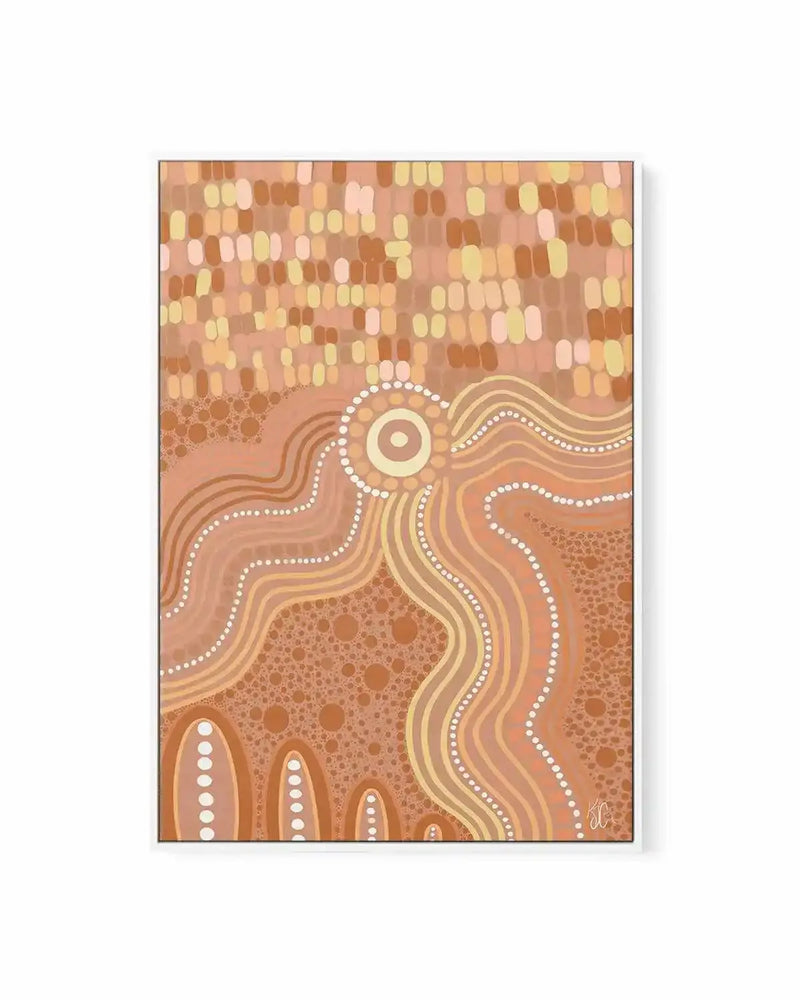 Within My Mind by Kiz Costelloe | Framed Canvas Art Print from Olive et Oriel where you can shop wallpaper and artworks online