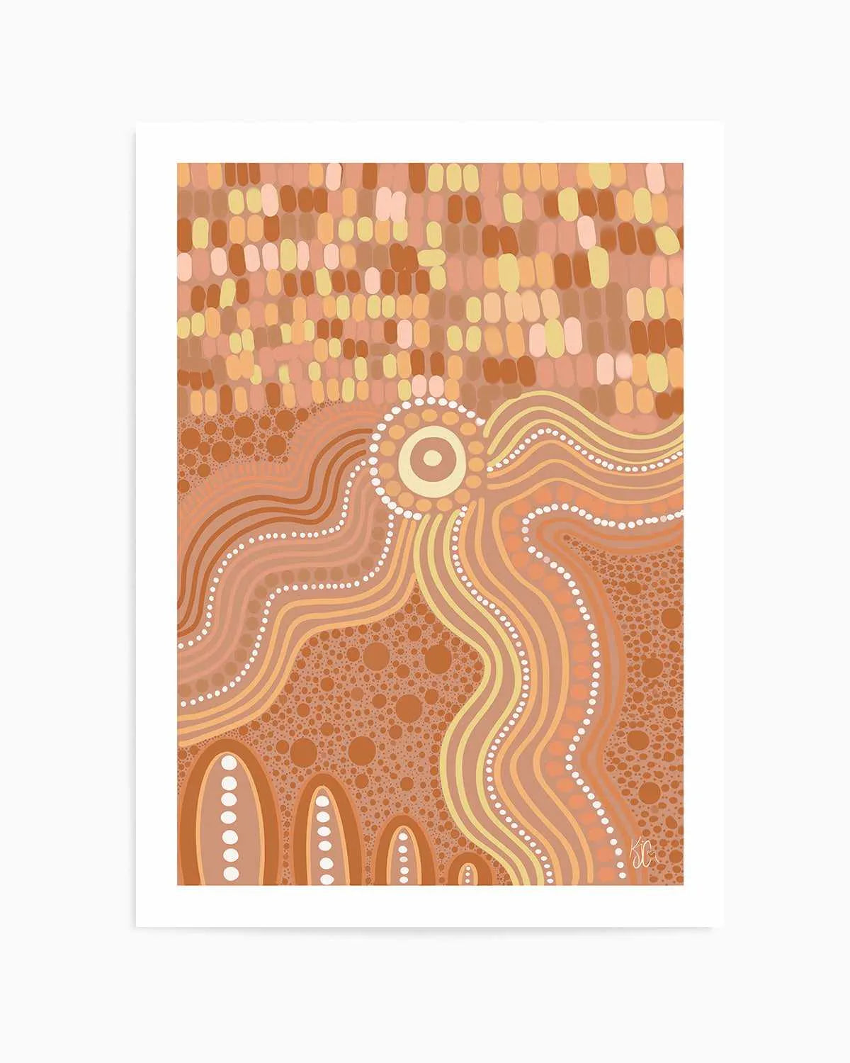 Within My Mind by Kiz Costelloe Art Print from Olive et Oriel where you can shop wallpaper and artworks online