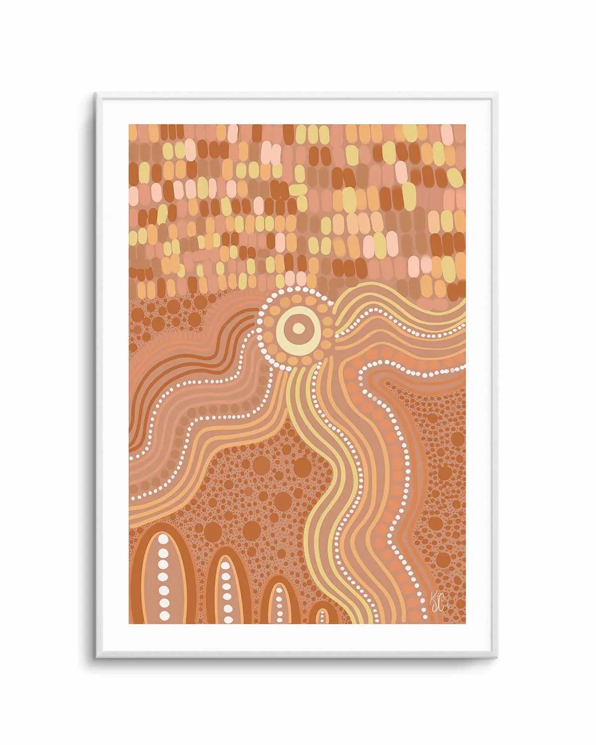 Within My Mind by Kiz Costelloe Art Print from Olive et Oriel where you can shop wallpaper and artworks online