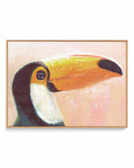 Witty Toucan | Framed Canvas Art Print