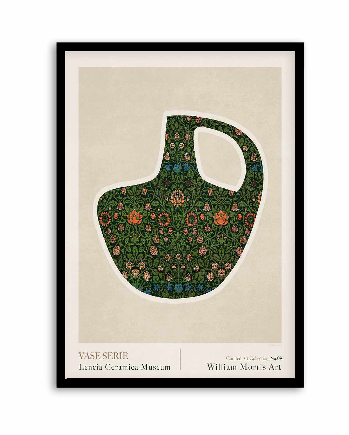 William Morris Greek Vase 09 By Emel Tunaboylu | Art Print