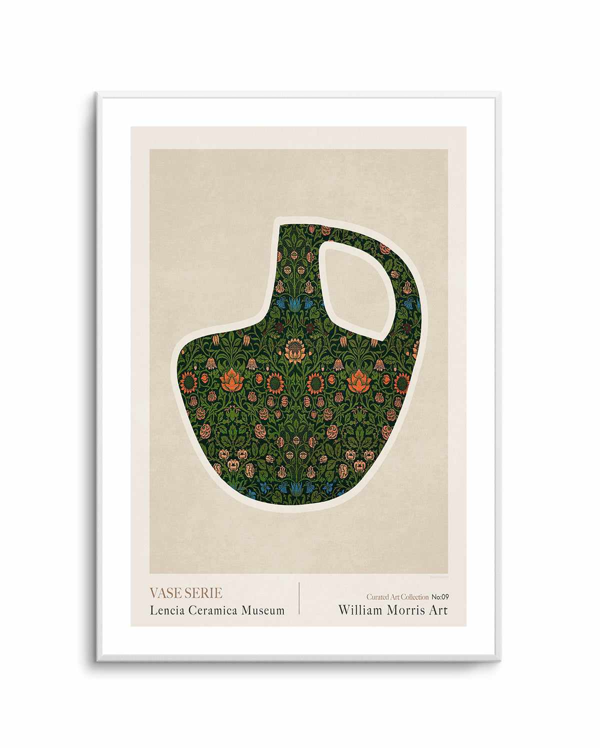 William Morris Greek Vase 09 By Emel Tunaboylu | Art Print