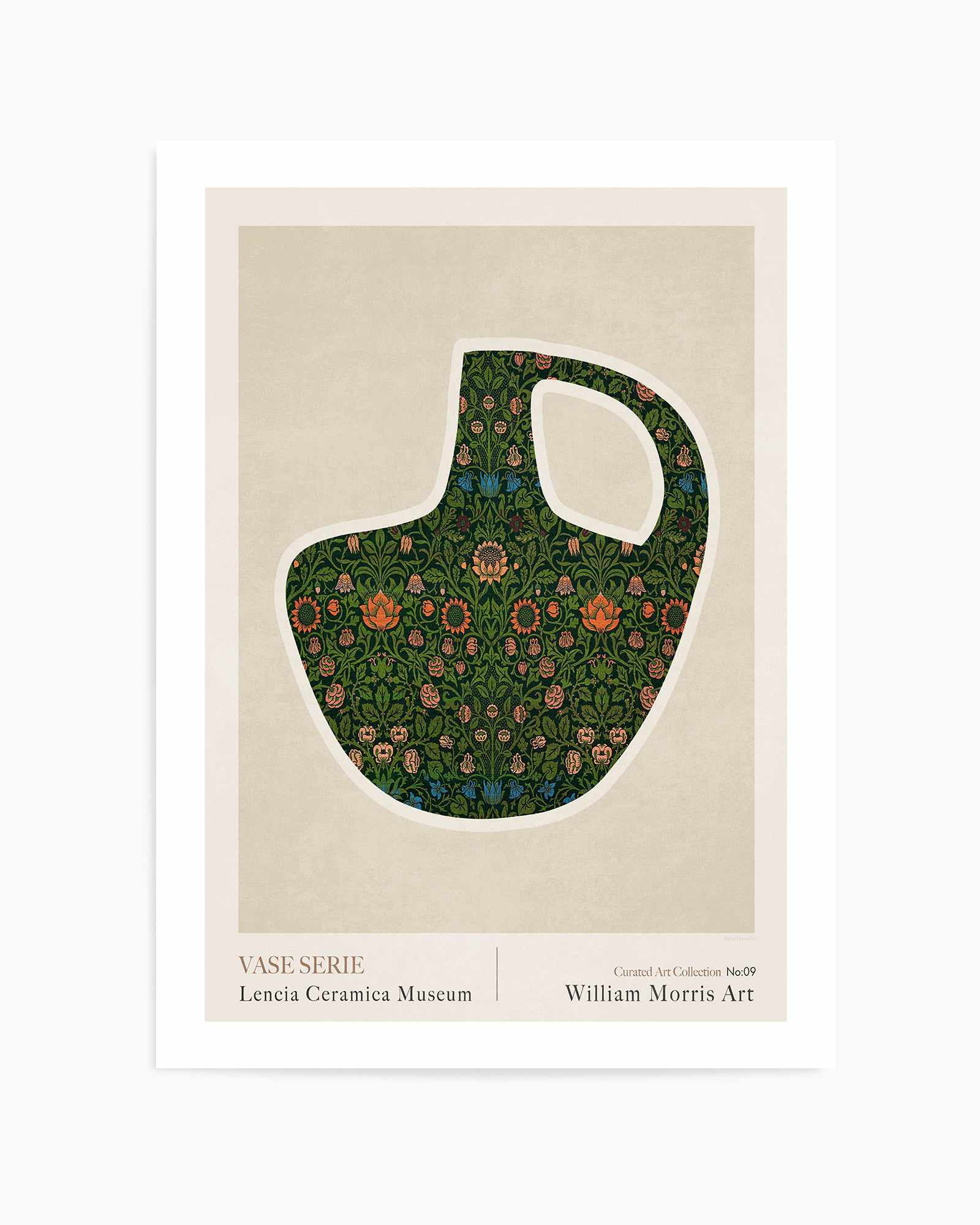 William Morris Greek Vase 09 By Emel Tunaboylu | Art Print