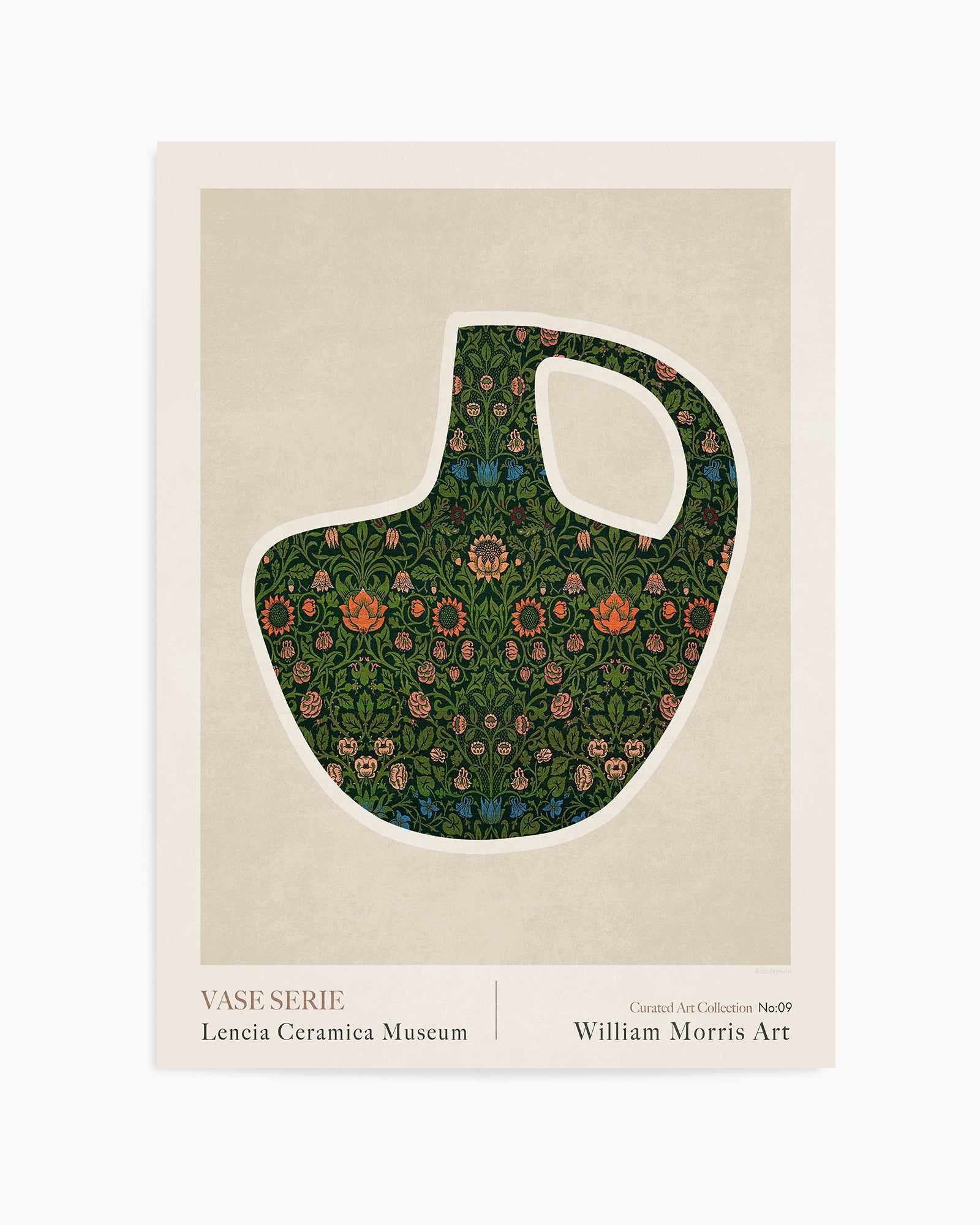 William Morris Greek Vase 09 By Emel Tunaboylu | Art Print