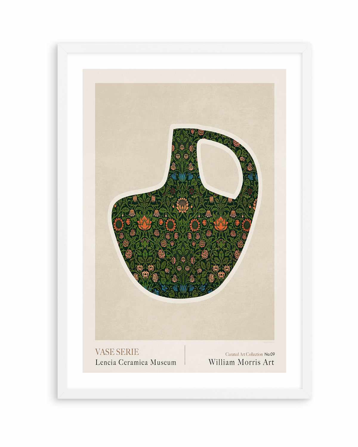 William Morris Greek Vase 09 By Emel Tunaboylu | Art Print