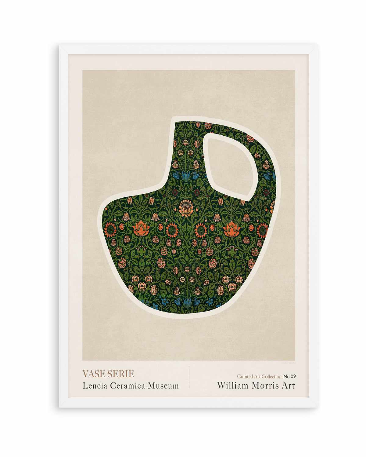 William Morris Greek Vase 09 By Emel Tunaboylu | Art Print